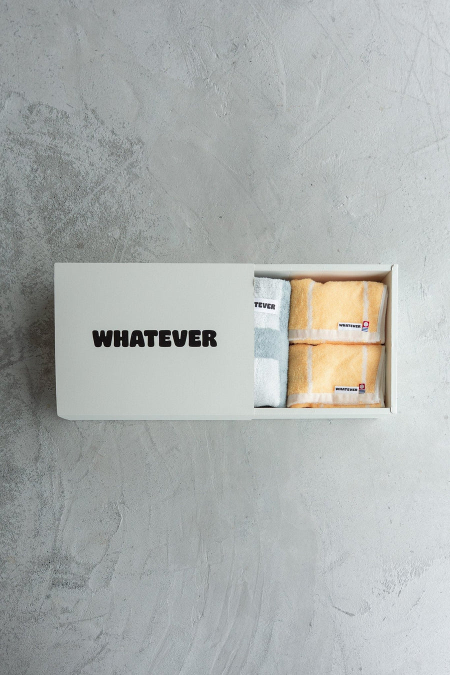 【テスト】【GIFT SET】選べる BATH TOWEL 1枚 / FACE TOWEL 2枚 - WHATEVER