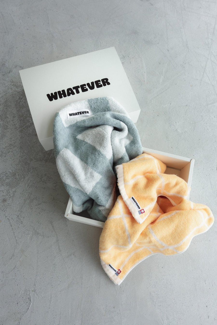 【テスト】【GIFT SET】選べる BATH TOWEL 1枚 / FACE TOWEL 2枚 - WHATEVER