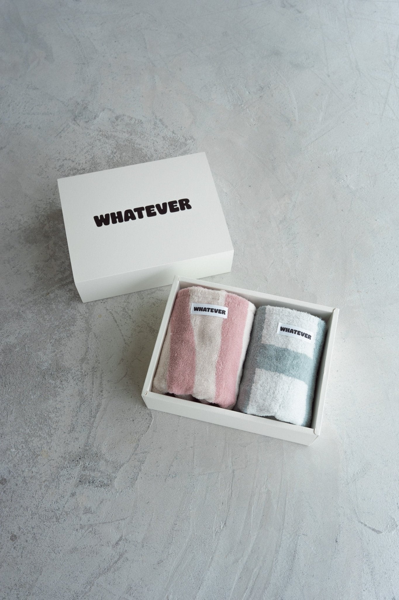 【GIFT SET】選べる BATH TOWEL 2枚 - WHATEVER
