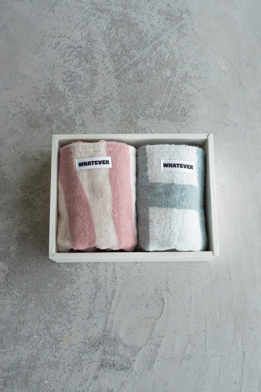 【GIFT SET】選べる BATH TOWEL 2枚 - WHATEVER